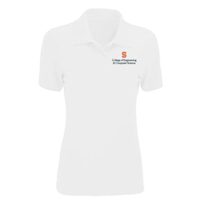 Vansport Ladies Syracuse College of Engineering & Computer Science Omega Mesh Tech Polo