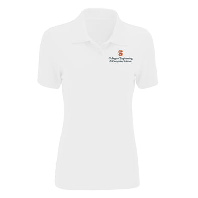 Vansport Ladies Syracuse College of Engineering & Computer Science Omega Mesh Tech Polo