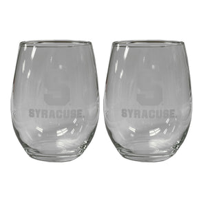 RFSJ Syracuse 2-Pack Stemless Wine Glass Gift Set