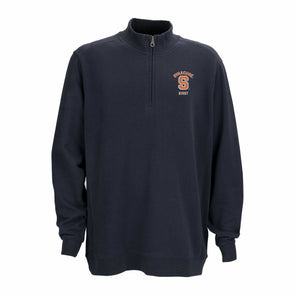Vansport Syracuse Rugby Premium Cotton 1/4 Zip Fleece Pullover