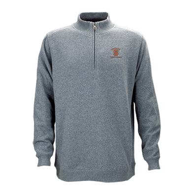 Vansport Syracuse Women's Lacrosse Premium Cotton 1/4 Zip Fleece Pullover