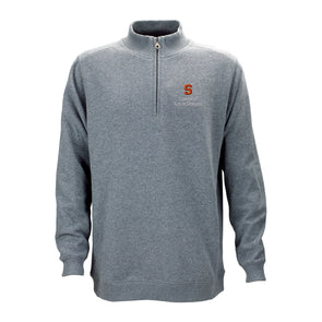 Vansport Syracuse College of Arts & Sciences Premium Cotton 1/4 Zip Fleece Pullover