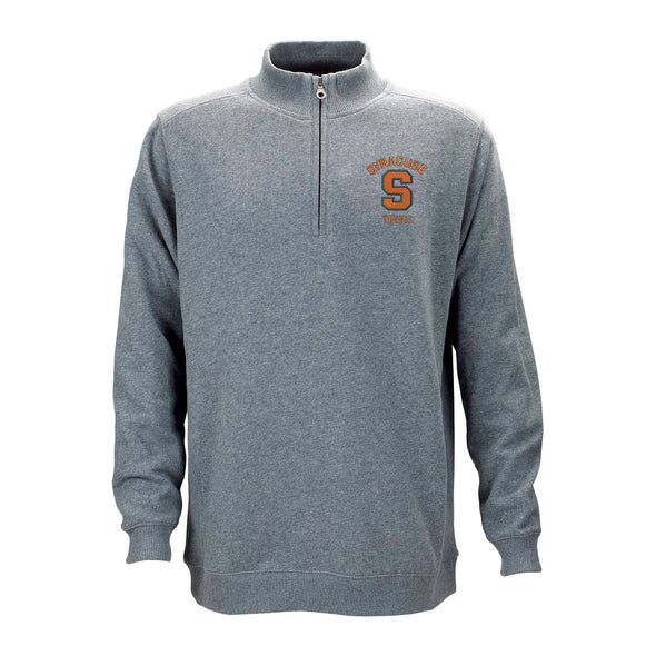 Vansport Syracuse Tennis Premium Cotton 1/4 Zip Fleece Pullover