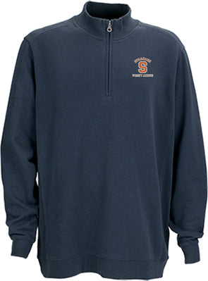 Vansport Syracuse Women's Lacrosse Premium Cotton 1/4 Zip Fleece Pullover