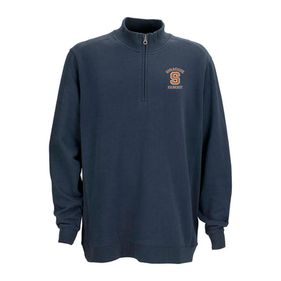 Vansport Syracuse Ice Hockey Premium Cotton 1/4 Zip Fleece Pullover