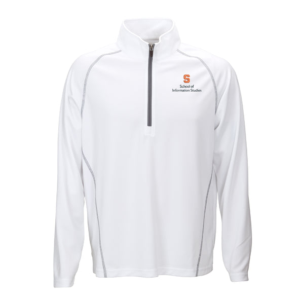 Vansport Syracuse School of Information Studies Twill Knit 1/4 Zip Pullover