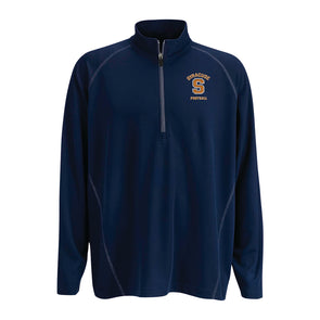 Vansport Syracuse Football Twill Knit 1/4 Zip Pullover