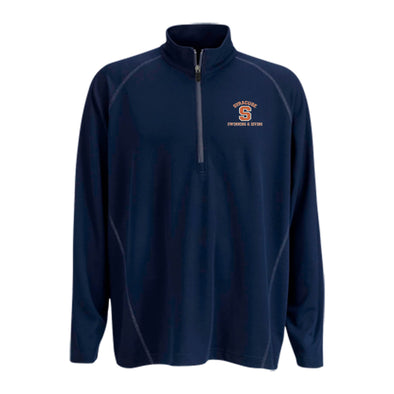 Vansport Syracuse Swimming & Diving Twill Knit 1/4 Zip Pullover