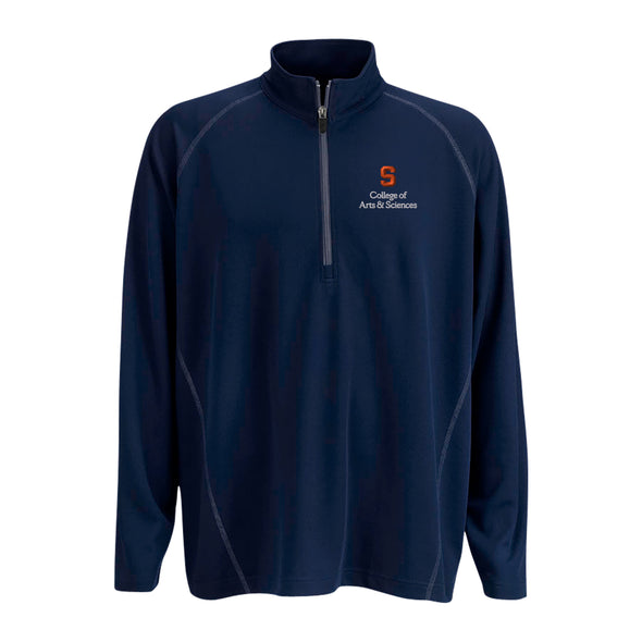 Vansport Syracuse College of Arts & Sciences Twill Knit 1/4 Zip Pullover