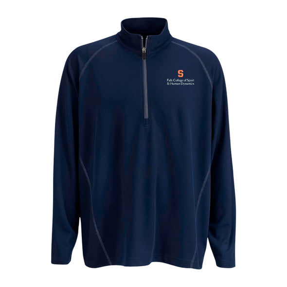 Vansport Syracuse Falk College Twill Knit 1/4 Zip Pullover