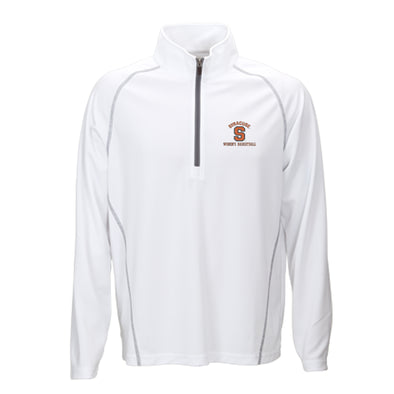 Vansport Syracuse Women's Basketball Twill Knit 1/4 Zip Pullover