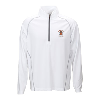 Vansport Syracuse Wrestling Twill Knit 1/4 Zip Pullover