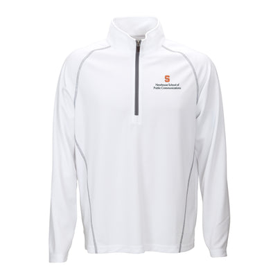 Vansport Syracuse Newhouse School of Public Communications Twill Knit 1/4 Zip Pullover