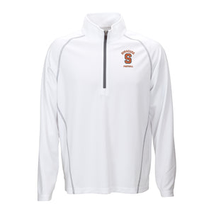 Vansport Syracuse Football Twill Knit 1/4 Zip Pullover