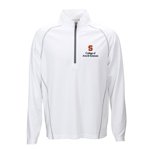 Vansport Syracuse College of Arts & Sciences Twill Knit 1/4 Zip Pullover