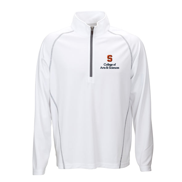 Vansport Syracuse College of Arts & Sciences Twill Knit 1/4 Zip Pullover