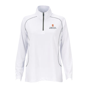 Vansport Ladies Syracuse College of Visual & Performing Arts Twill Knit 1/4 Pullover