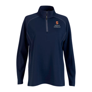 Vansport Ladies Syracuse School of Architecture Twill Knit 1/4 Pullover