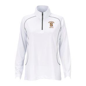 Vansport Ladies Syracuse Football Twill Knit 1/4 Pullover