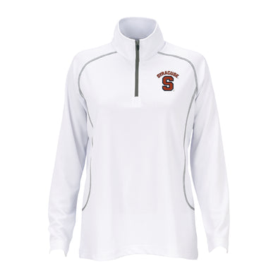 Vansport Ladies Syracuse Arc over Block S Twill Knit 1/4 Pullover