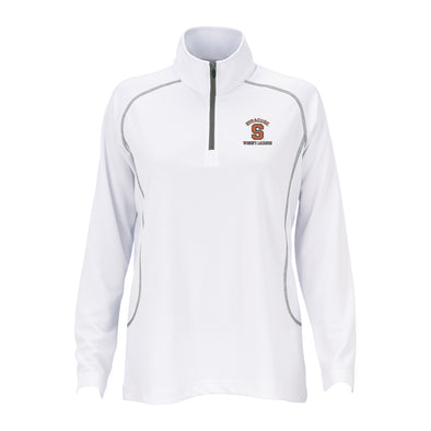 Vansport Ladies Syracuse Women's Lacrosse Twill Knit 1/4 Zip Pullover