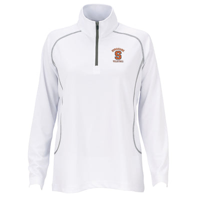 Vansport Ladies Syracuse Volleyball Twill Knit 1/4 Zip Pullover