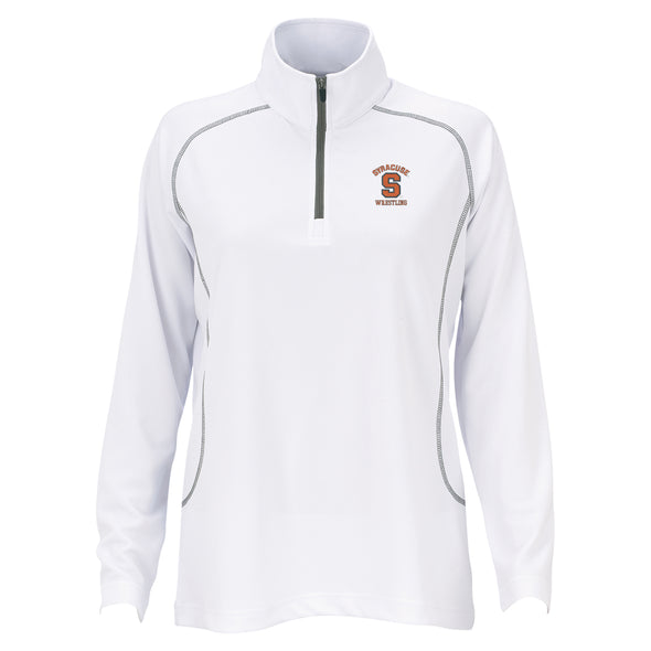 Vansport Ladies Syracuse Wrestling Twill Knit 1/4 Pullover