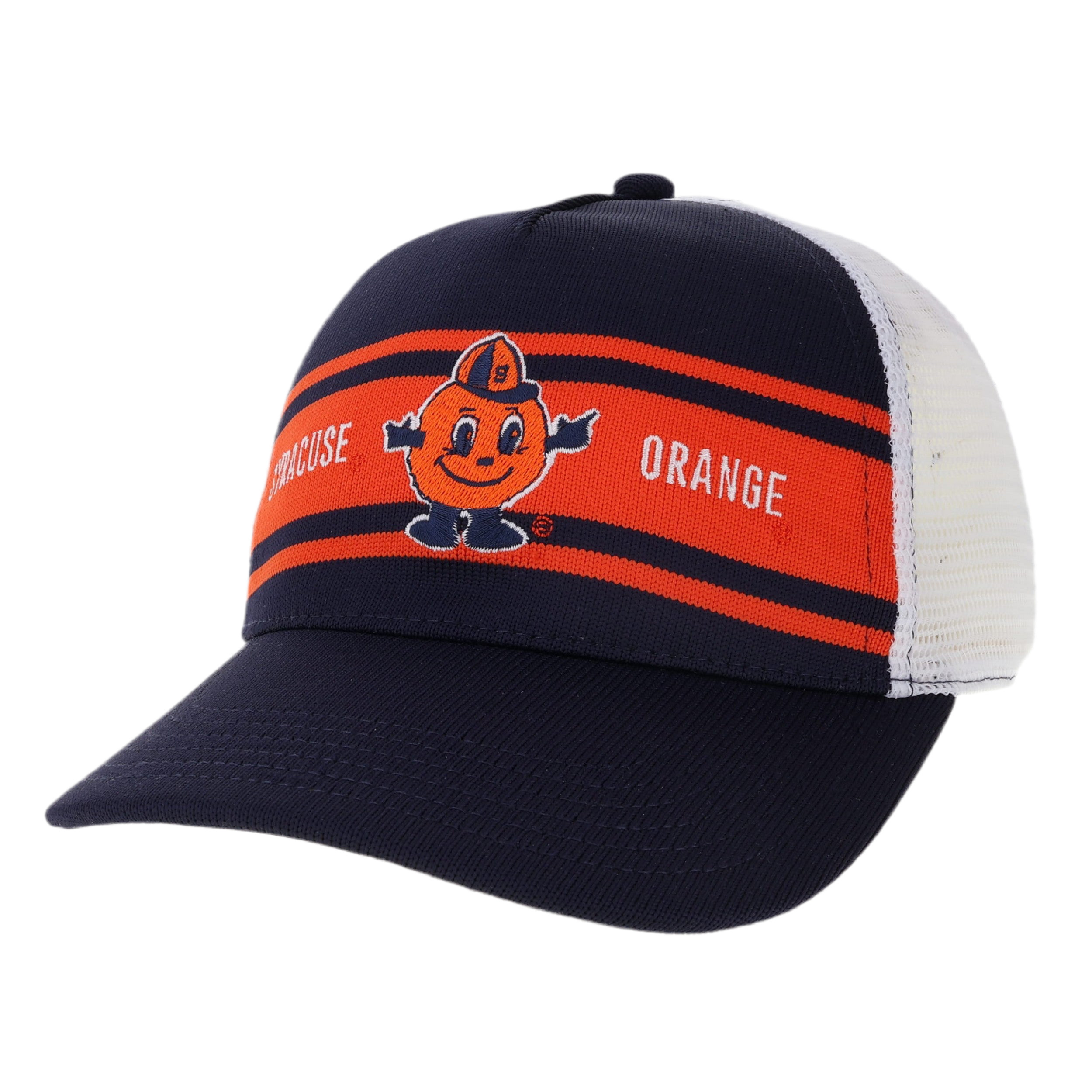 Legacy Syracuse Otto Game Day Coach Jersey Striped Trucker Hat Legacy Syracuse Otto Game Day Coach Jersey Striped Trucker Hat
