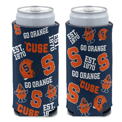 Wincraft Syracuse Scatterprint 12oz Slim Can Cooler