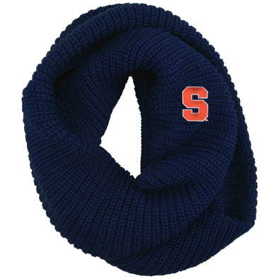LogoFit Syracuse Chunky Knit Infinity Scarf