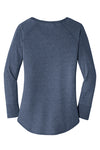 District Women’s Distressed Syracuse S Orange Perfect Tri-blend Tunic Long Sleeve