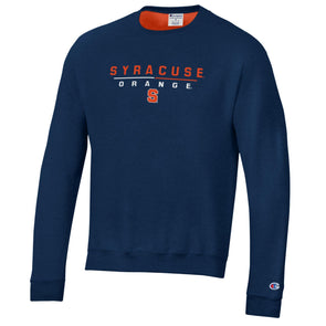 Champion Syracuse Orange Embroidered Crew Neck Sweatshirt
