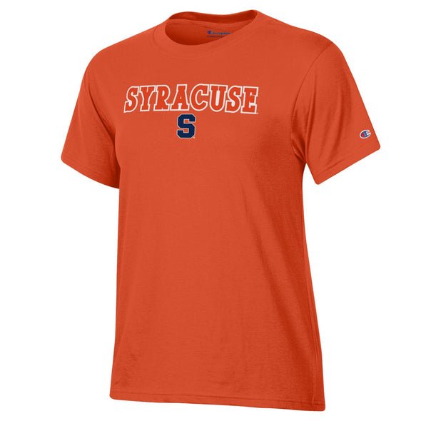 Champion Women's Syracuse Felt Lettered Tee