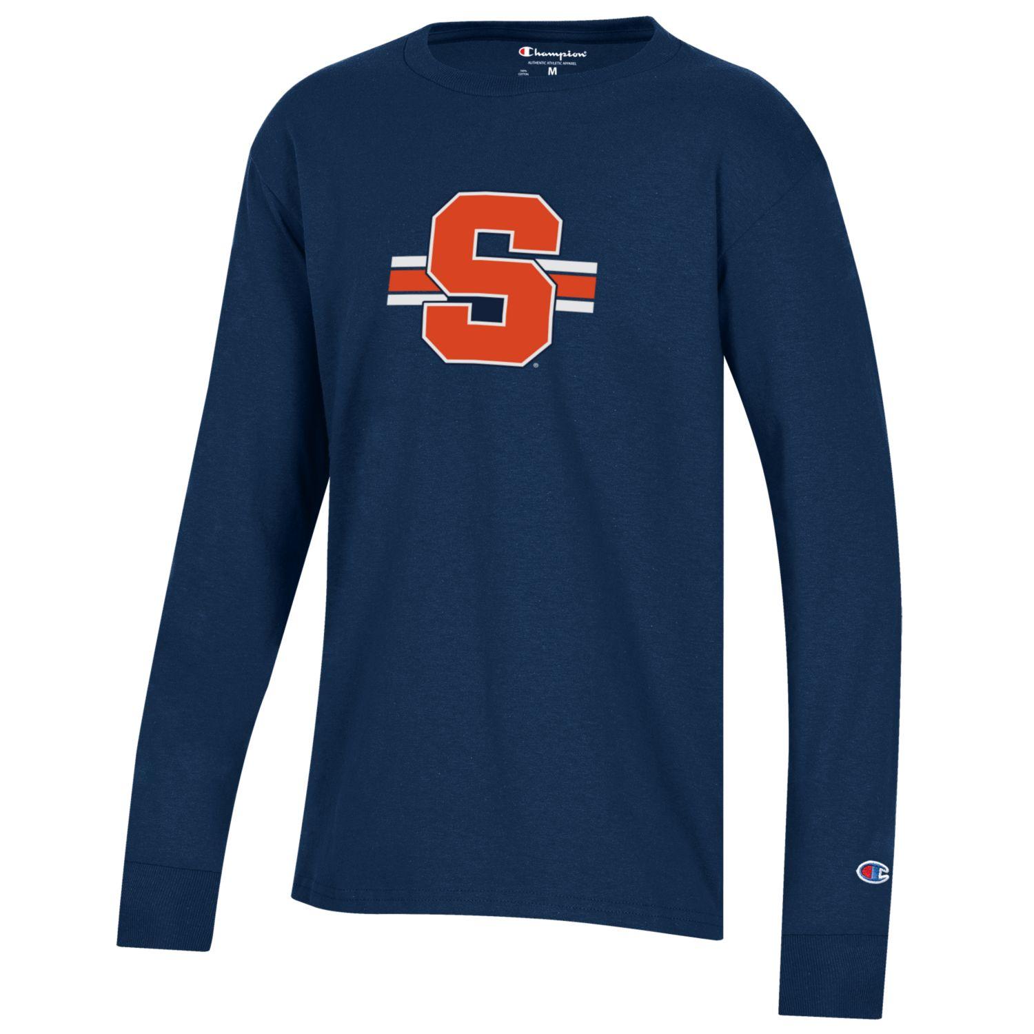 Champion Youth Syracuse Block S Long Sleeve -