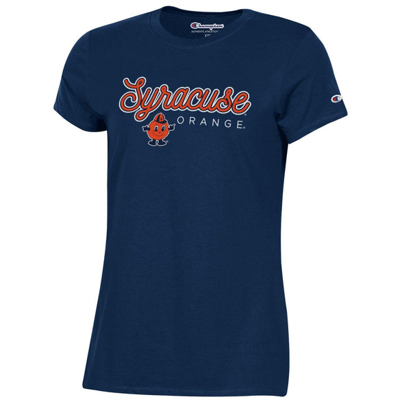 Champion Women's Script Syracuse Otto Glittered Stadium Tee