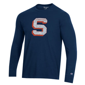 Champion Syracuse Distressed Vintage Block S Long Sleeve