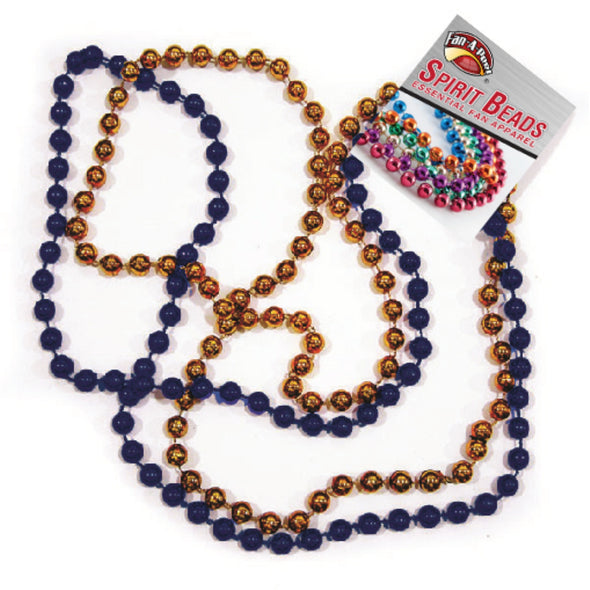 Orange/Navy Spirit Beads