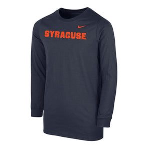 Nike Youth Syracuse Wordmark Core Long Sleeve