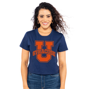 Zoozatz Women's Syracuse Crop Tee