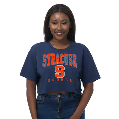 Zoozatz Women's Syracuse Boxy Crop Top