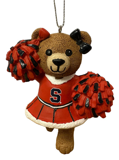 Forever Collectibles Syracuse Cheer Bear Ornament