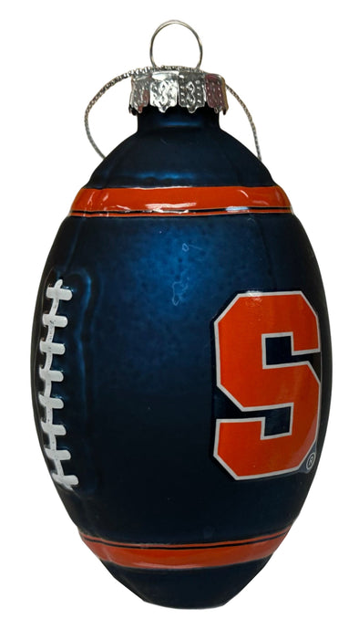 Forever Collectibles Syracuse Football Glass Ornament