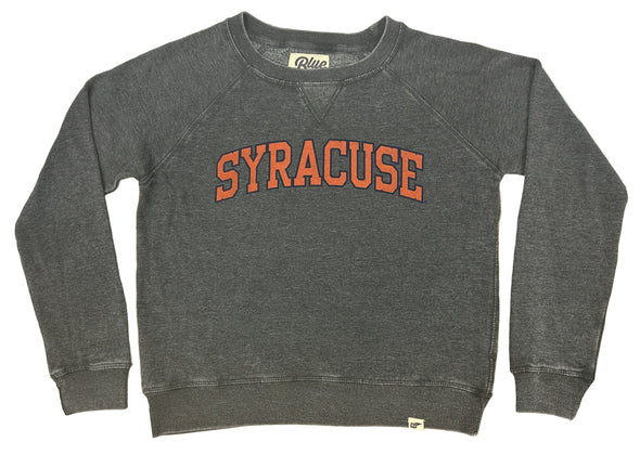 Blue '84 Women's Syracuse Slow Start Crew Neck Sweatshirt