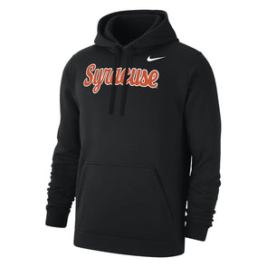 Nike Syracuse Script Stadium Club Fleece Pullover Hoodie