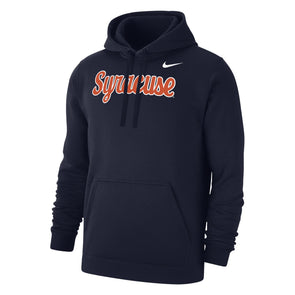 Nike Syracuse Script Stadium Club Fleece Pullover Hoodie