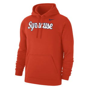 Nike Syracuse Script Stadium Club Fleece Pullover Hoodie