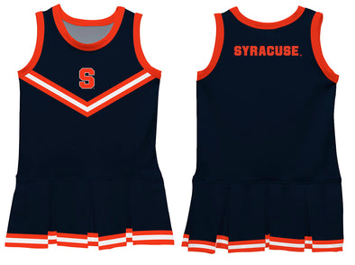 Vive La Fete Girls Syracuse Cheer Dress Navy / 2T Vive La Fete Girls Syracuse Cheer Dress Navy / 2T