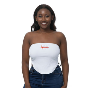 Zoozatz Women's Syracuse Ruched Tube Top