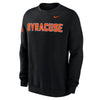Nike Syracuse Tackle Twill Fleece Club Crew Neck Sweatshirt