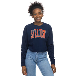 Zoozatz Women's Syracuse Crop Long Sleeve